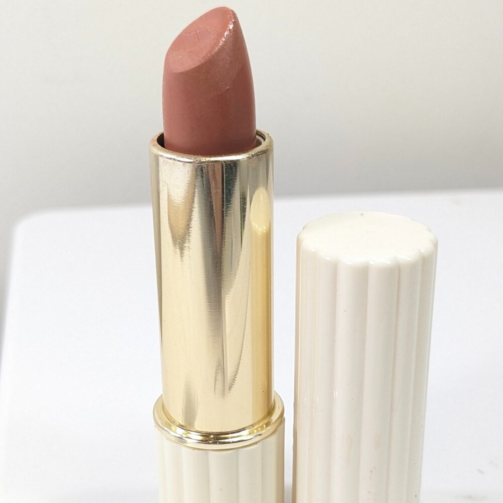 ESTEE LAUDER ALL-DAY Lipstick Rosa Rosa white‎ Ribbed Tube Discontinued Vintage